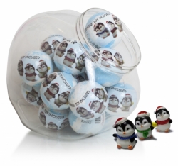 Šumivá bomba s překvapením 130g - Tučňáček