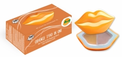 Peeling na rty 23g + noční maska na rty 19g - pomeranč
