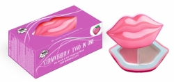 Peeling na rty 23g + noční maska na rty 19g - jahoda